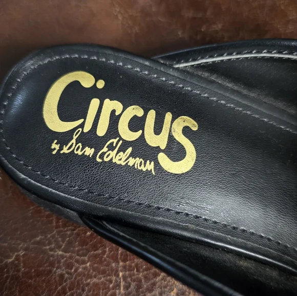 Sam Edelman Circus Posey Mule Womens 6.5 Black Embellished Slip On  - Picture 5 of 8